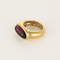 Bague en or jaune et tourmaline