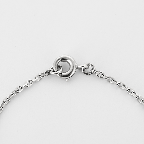 Collier en or gris et diamants
