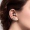 Diane Kordas - Mono boucle en or blanc à motif d'étoiles et diamants 58 Facettes DV26622-1