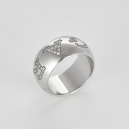 BULGARI – Monologo – Ring in white gold and diamonds