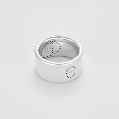 Hermès - Ellipse Ruban - Pierścionek z Srebro