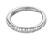 Bague 49,5 Alliance en or blanc et diamants 58 Facettes DV25308-1-495-6