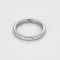 Bague 49,5 Alliance en or blanc et diamants 58 Facettes DV25308-1-495-6