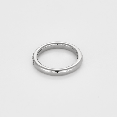 Bague 49,5 Alliance en or blanc et diamants 58 Facettes DV25308-1-495-6