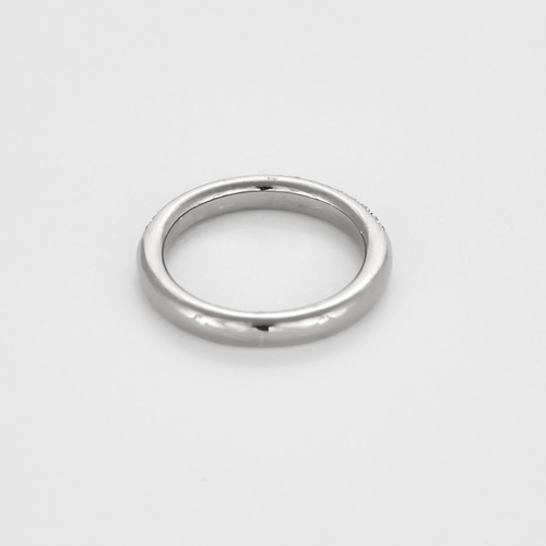 Bague 49,5 Alliance en or blanc et diamants 58 Facettes DV25308-1-495-6