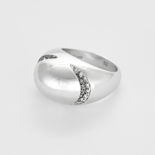BULGARI - Dome - Ring i hvitt gull og diamanter