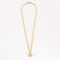Chopard - Happy Diamonds Ikoner - Halskjede i gult gull med tre diamanter