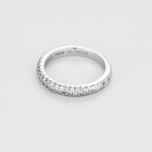 CHANEL - Obrączka ślubna białe złoto i diamenty 2,65 karata