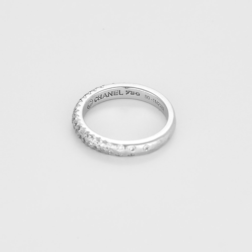 CHANEL - Obrączka ślubna białe złoto i diamenty 2,65 karata