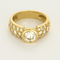 Anillo de oro amarillo y diamantes