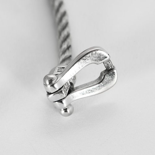 FRED - Force 10 - Tredobbelt armbånd i hvidguld og diamanter