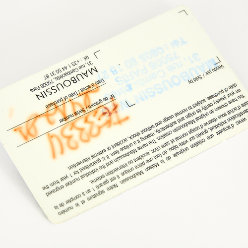 Mauboussin - O primeiro dia - Anel em ouro branco e diamantes