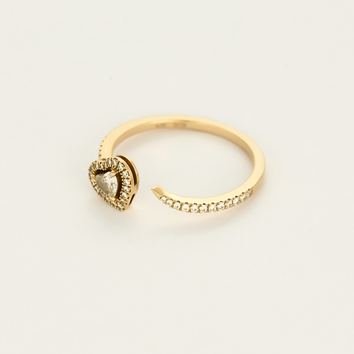 MESSIKA - Joy Heart - Ring in rose gold and diamonds