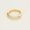 Bague 60.5 Alliance semi pavé en or jaune et diamants 58 Facettes DV23684-10