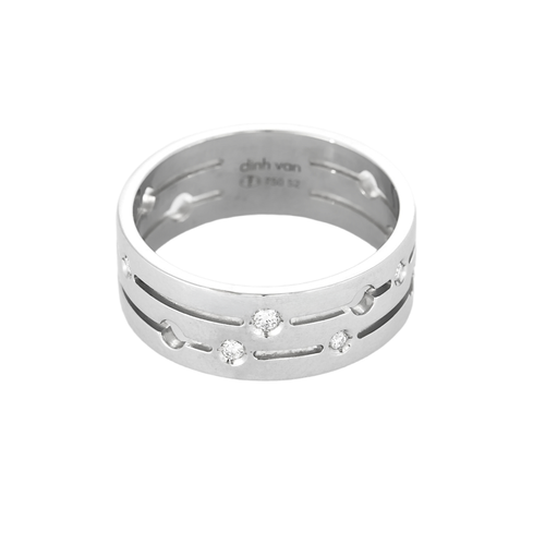 DINH VAN - PULSE- 白金钻石戒指