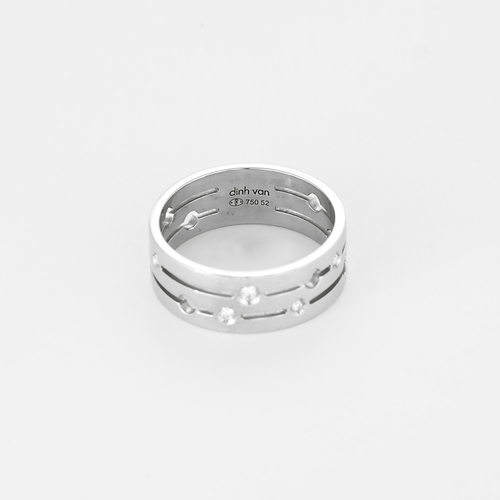 DINH VAN - PULSE- 白金钻石戒指