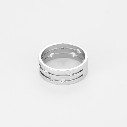 DINH VAN - PULSE- 白金钻石戒指