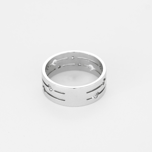 DINH VAN - PULSE- 白金钻石戒指