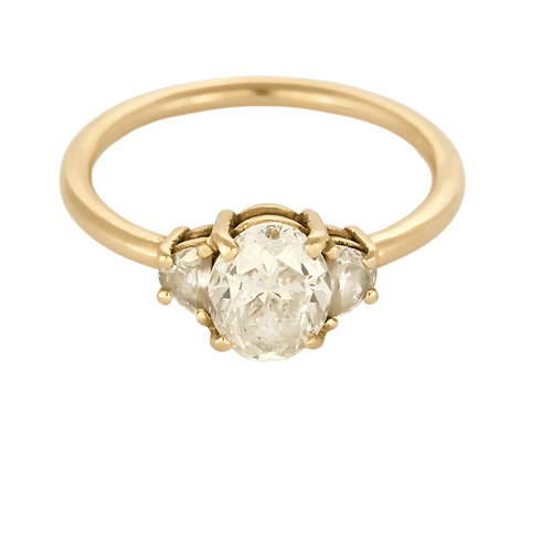 Bague 49 Bague en or rose et diamants 58 Facettes DV6585-1-49-2