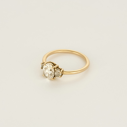 Bague 49 Bague en or rose et diamants 58 Facettes DV6585-1-49-2
