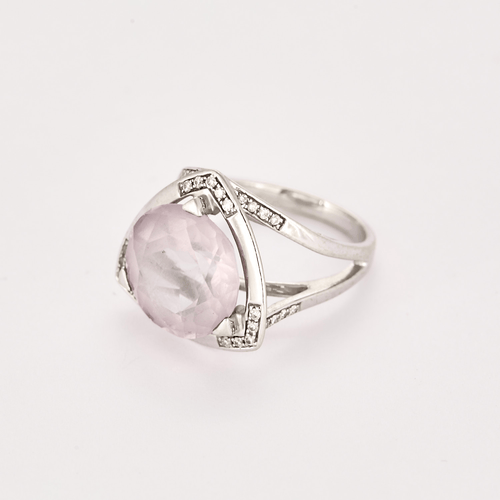 Mauboussin - Dream my Love - Prsten z bílého zlata, ametyst a diamanty