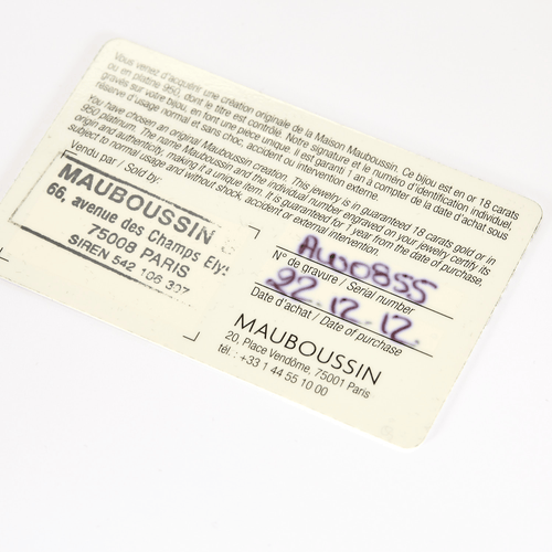 Mauboussin - Dream my Love - Prsten z bílého zlata, ametyst a diamanty