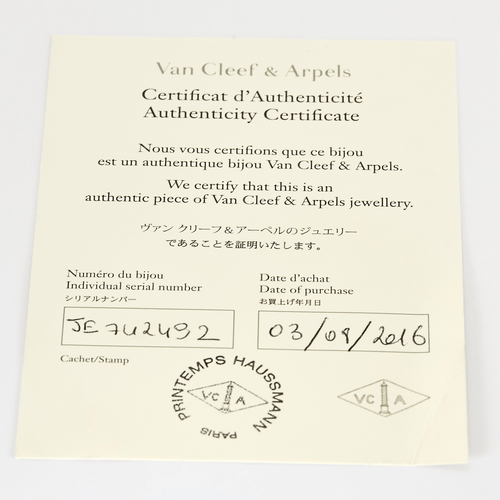 Van Cleef & Arpels - Vintage Alhambra - Ogrlica od belog zlata i sedefa.