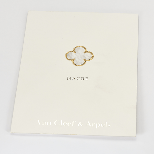 Van Cleef & Arpels - Vintage Alhambra - Ogrlica od belog zlata i sedefa.