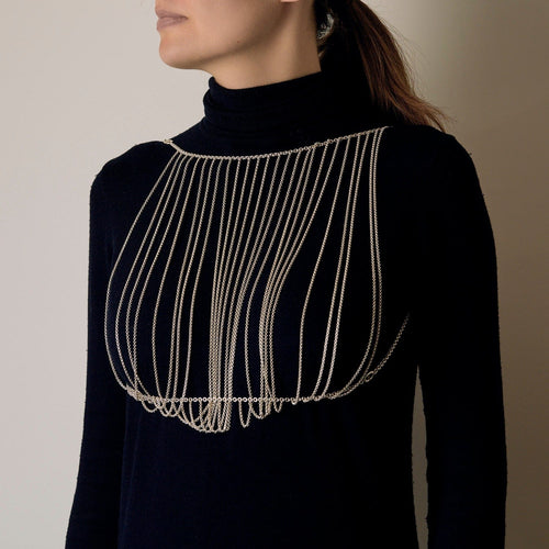 HERMES - Фарандол - Дълго колие в Сребро