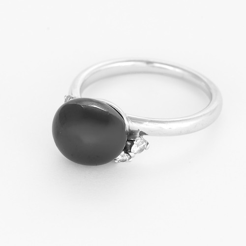 Bague 55 POMELLATO - Bague Capri or blanc diamants 58 Facettes DV27441-2-DV0882-1