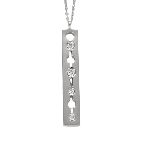 DINH VAN - PULSE - Necklace and Pendant in white gold and diamonds