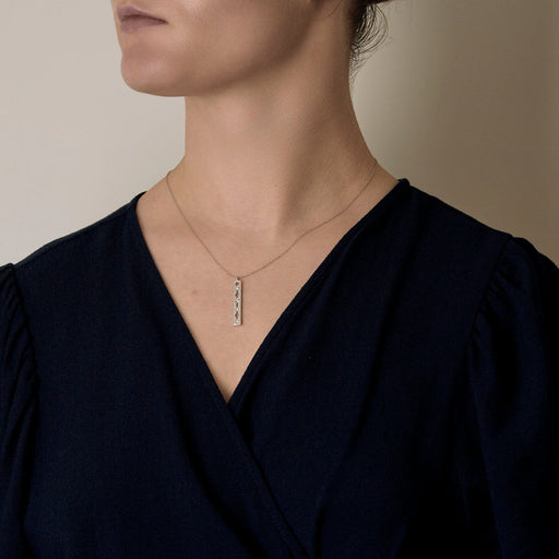 DINH VAN - PULSE - Necklace and Pendant in white gold and diamonds