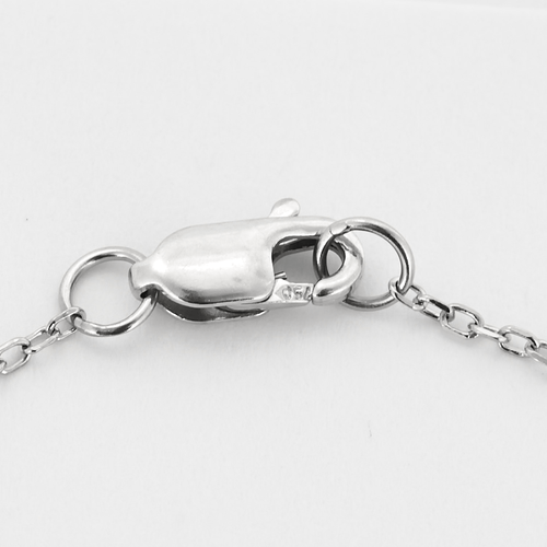 DINH VAN - PULSE - 白金和钻石项链与吊坠