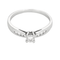 Bague 53 Bague Solitaire en or blanc et diamants 58 Facettes DV26235-1-53-2