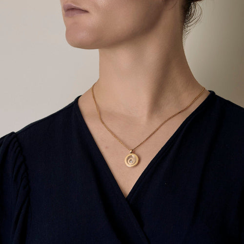 CHOPARD - Happy Spirit - 黄金钻石项链