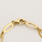 Charming yellow gold necklace with lozenge-shaped links