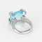 GUCCI - White gold ring, topaz and diamonds