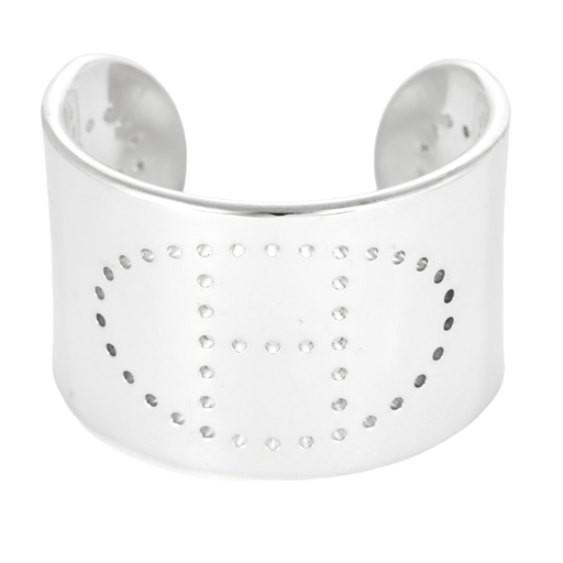 Bracelet HERMES - Eclipse - Bracelet manchette en argent 58 Facettes DV22972-53