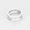 Ring aus Weißgold und Diamanten