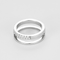 Ring aus Weißgold und Diamanten