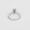 Ring Solitaire in witgoud en diamanten