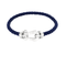 Bracelet FRED - FORCE 10 - Grand modèle - Bracelet en acier et manille en or blanc 58 Facettes DV27468-76