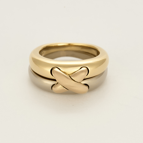 Bague 51 Chaumet - Liens-  Bague en trois ors 58 Facettes DV22876-4