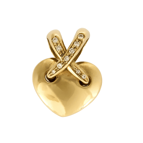 Chaumet – Linkki – Keltakultainen timanttiriipus. Pieni malli.