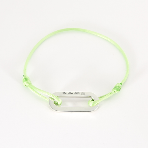Dinh Van - XL Link cord bracelet in silver