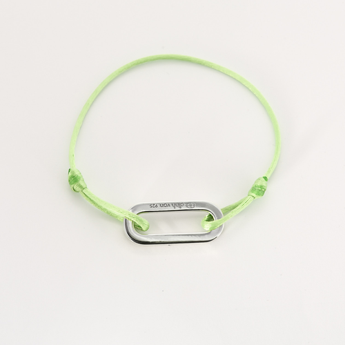 Dinh Van - XL Link cord bracelet in silver
