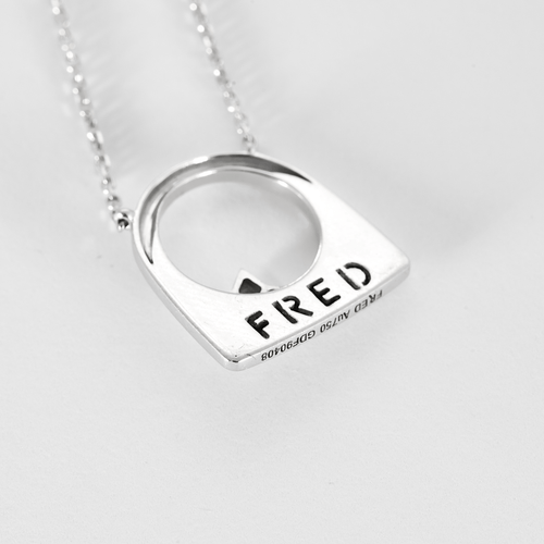 FRED - Success Chance Etoile - Náhrdelník z bílého zlata a diamantů