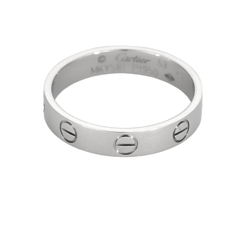 CARTIER - LOVE - PM - Wedding band in platinum