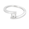 Ring i hvitt gull og diamant