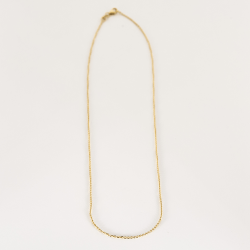 Guldfärgad kedja i forçatmodell Länk